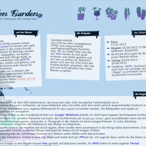 PSD-Zen-Garden 2012 - CSS Contest