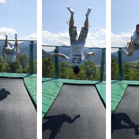 Trampolinspringen Schliersbergalm