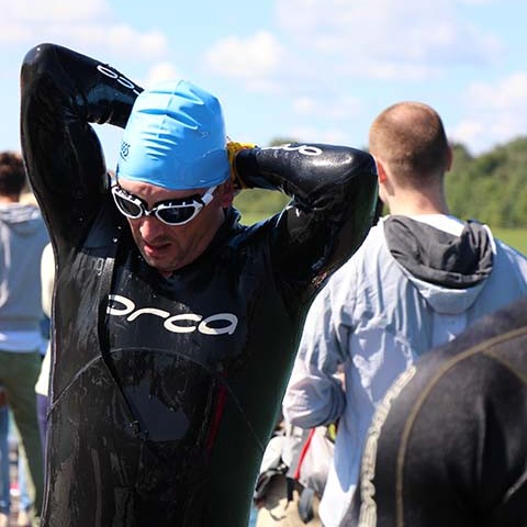 3MUC Triathlon München Schwimmen