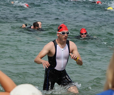 Leipzig Triathlon 2014 Schwimmen